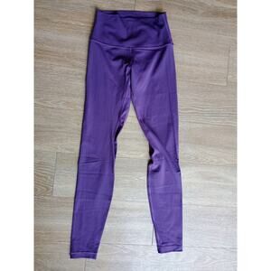Lululemon align high rise leggings size 4 light purple soft athleisure